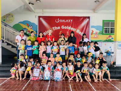 Các bé lớp lá tham gia cuộc thi "Rung chuông vàng"