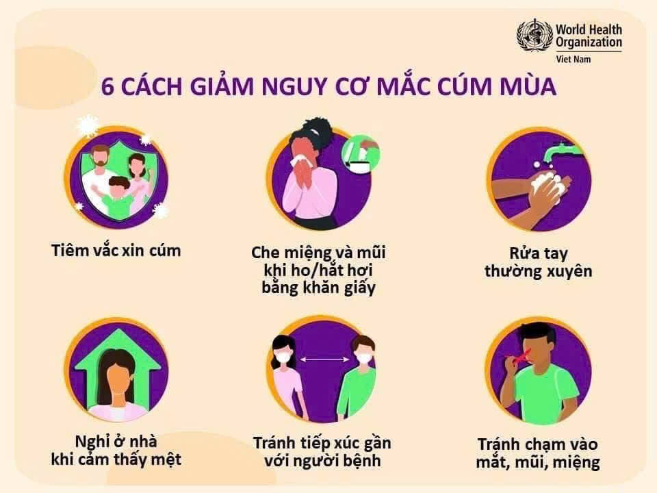 * Cách phòng chống bệnh cúm mùa, sởi và các bệnh lây qua đường hô hấp